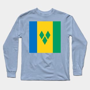 Saint Vincent and the Grenadines flag Long Sleeve T-Shirt